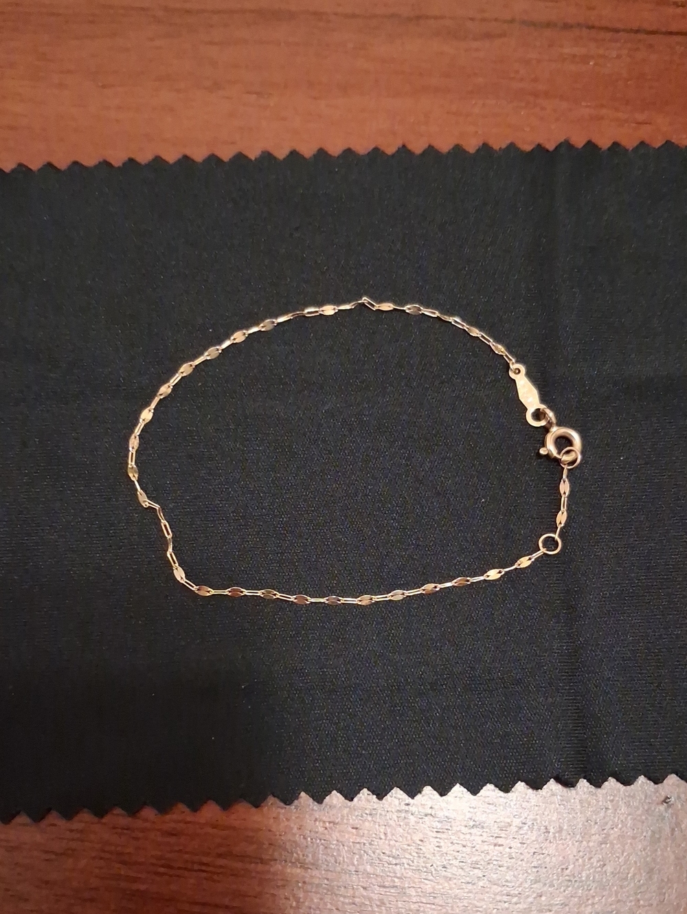 Catbird 14K Gold Chain Baby Bracelet  - Minimal Link Design